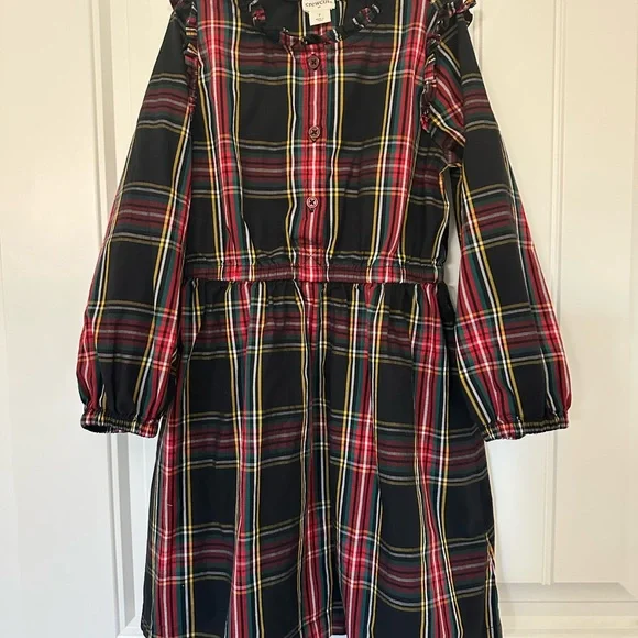 J. Crew Plaid Set Women's Kids Plaid Dress and Women's Top Matching - Picture 6 of 12